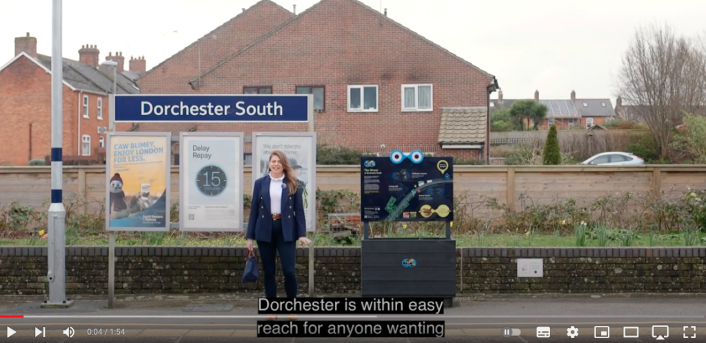 Promotional video: Dorchester by train