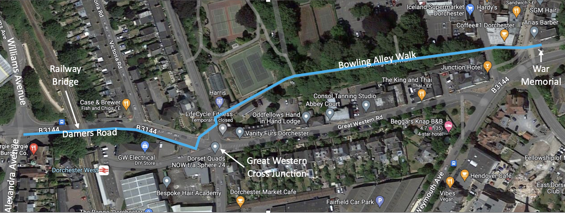 DTAG support phase 1 of Poundbury Cycle route