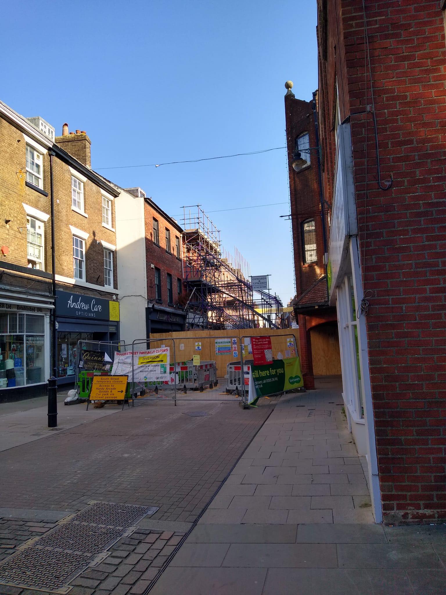Dorchester South Street Closure Continues to Block Pedestrian Access