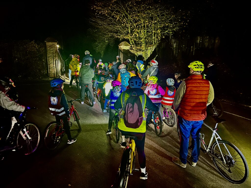 Night time ‘Glow Ride’ a great success!