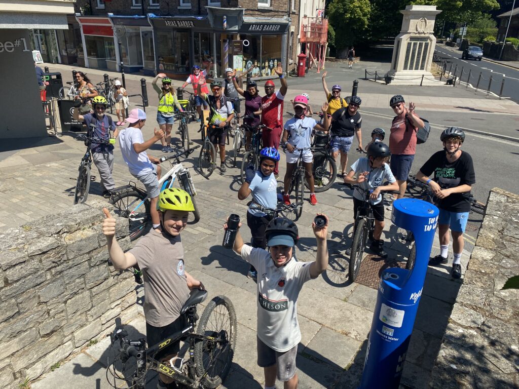 Community Cycle Ride sparkles in the sunshine