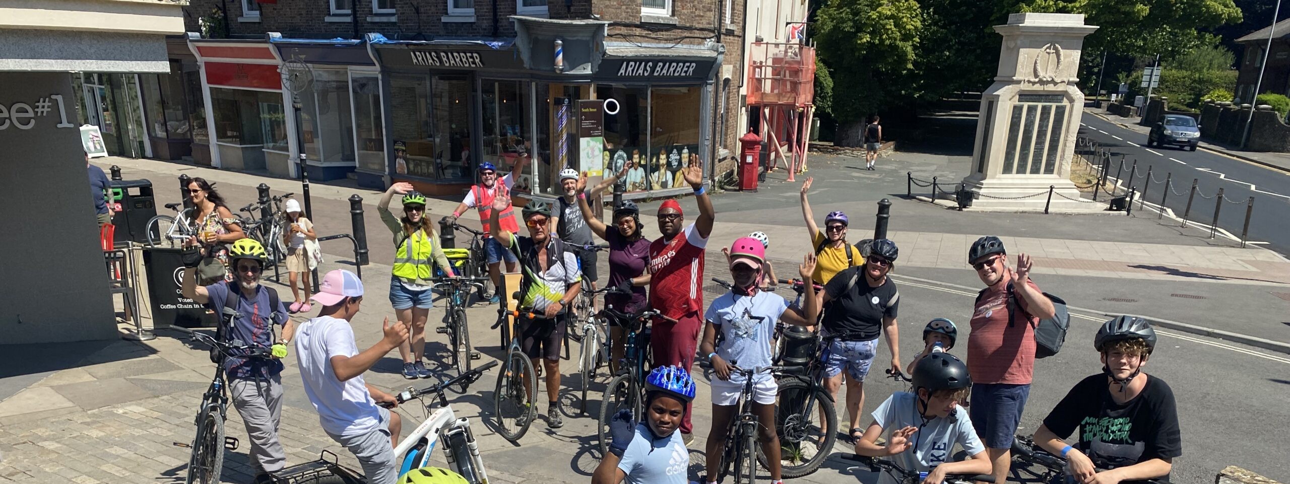 DTAG Community cycle ride in Dorchester